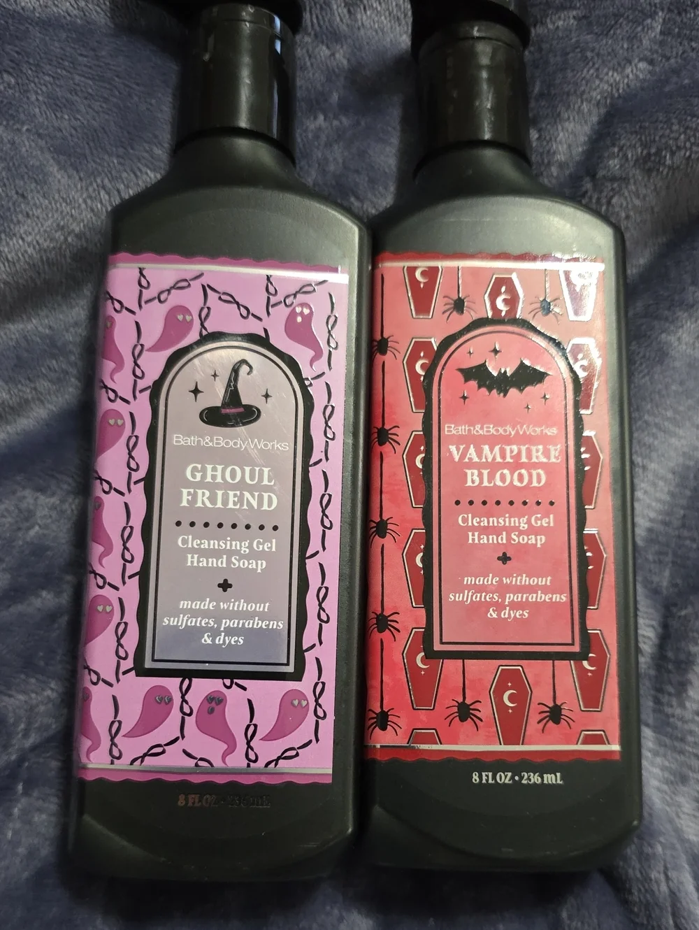 Bath & Body Works Ghoul Friend & Vampire Blood Gel Hand Soaps - NEW